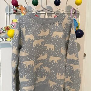 Hanna Andersson Skyblue Polar Bear Sweatshirt